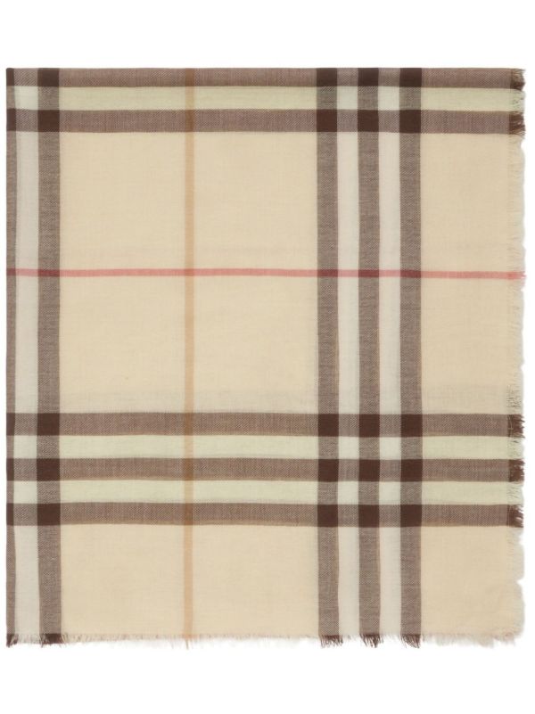 Burberry Check Wool Scarf | Browns Scarves