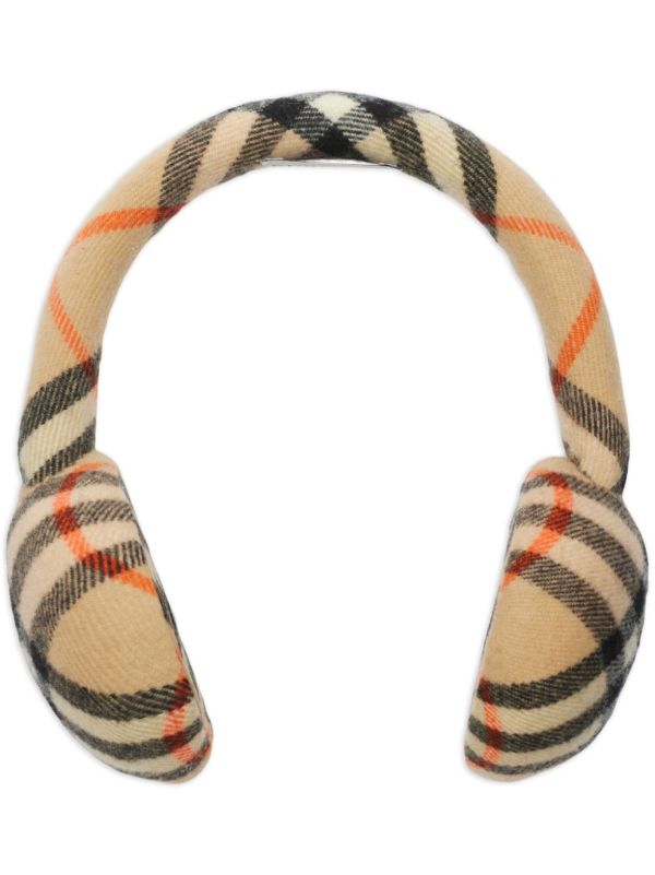 Burberry Checked Ear Muffs | Browns Hats