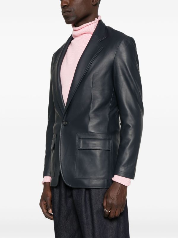 Carter Young Leather Blazer | Browns Blazers