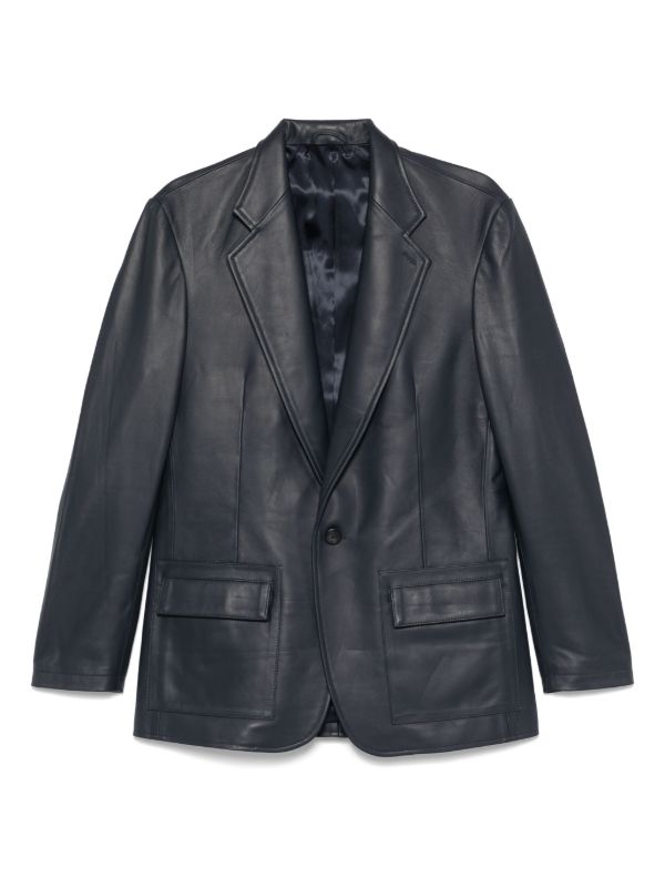 Carter Young leather blazer | Browns Blazers