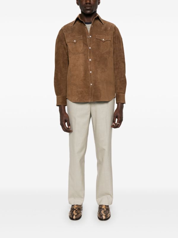 Carter Young Suede Shirt | Browns Shirts