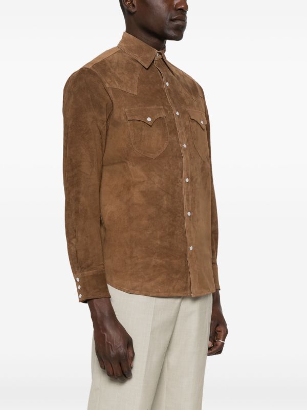 Carter Young Suede Shirt | Browns Shirts