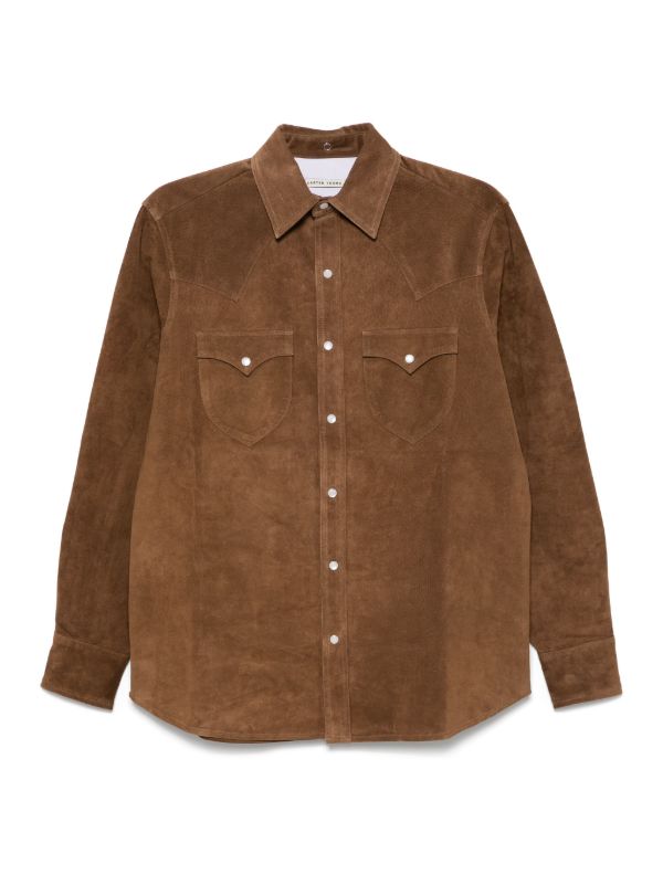 Carter Young suede shirt | Browns Shirts