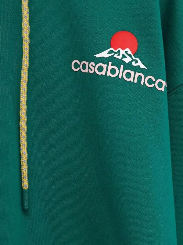 Casablanca Logo-print Hoodie | Browns Hoodies