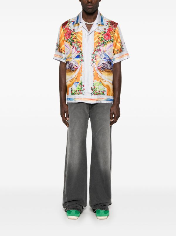 Casablanca Printed Silk Shirt | Browns Shirts
