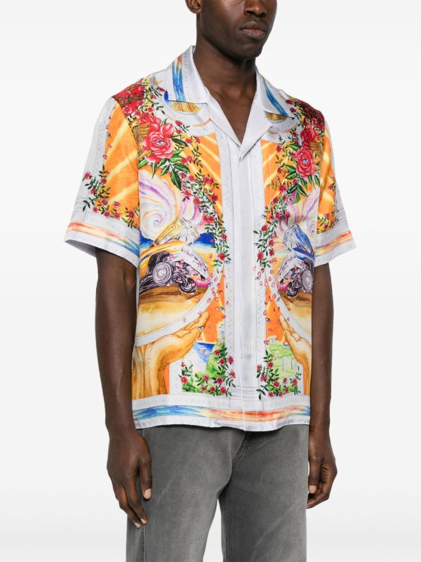 Casablanca Printed Silk Shirt | Browns Shirts