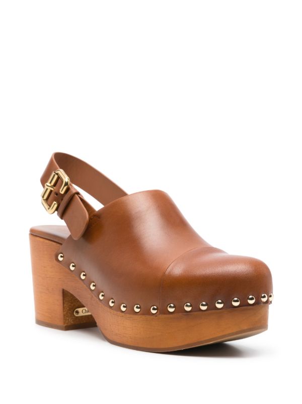 Chloé 65mm Jeanette Clogs | Browns Pumps