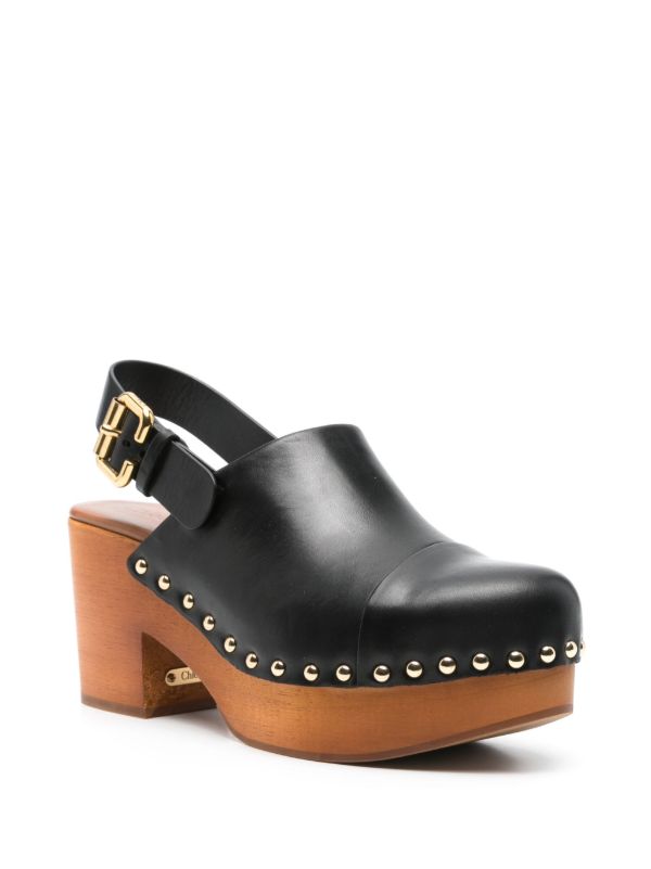 Chloé 80mm Jeannette Clogs | Browns Pumps