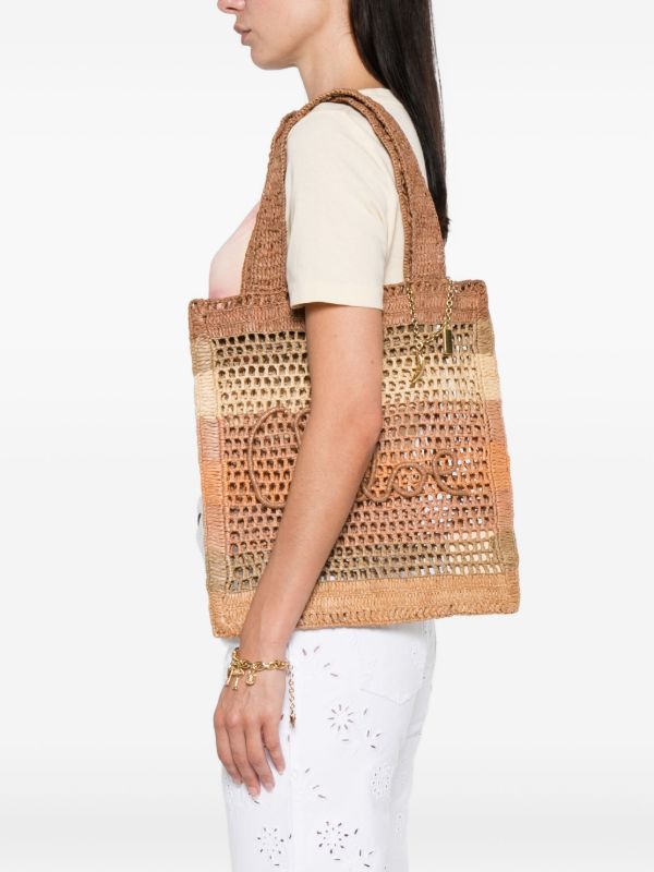 Chloé Raffia Tote Bag | Browns Tote Bags