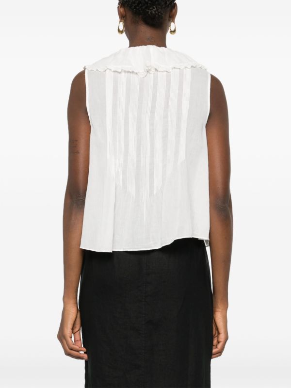 DÔEN White Hilda Blouse | Browns Blouses