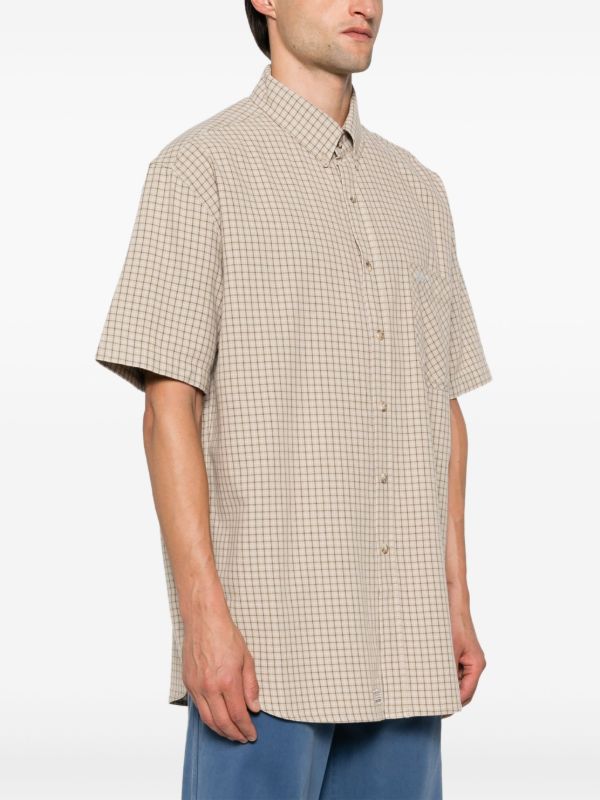 ERL Plaid Cotton Shirt | Browns Shirts