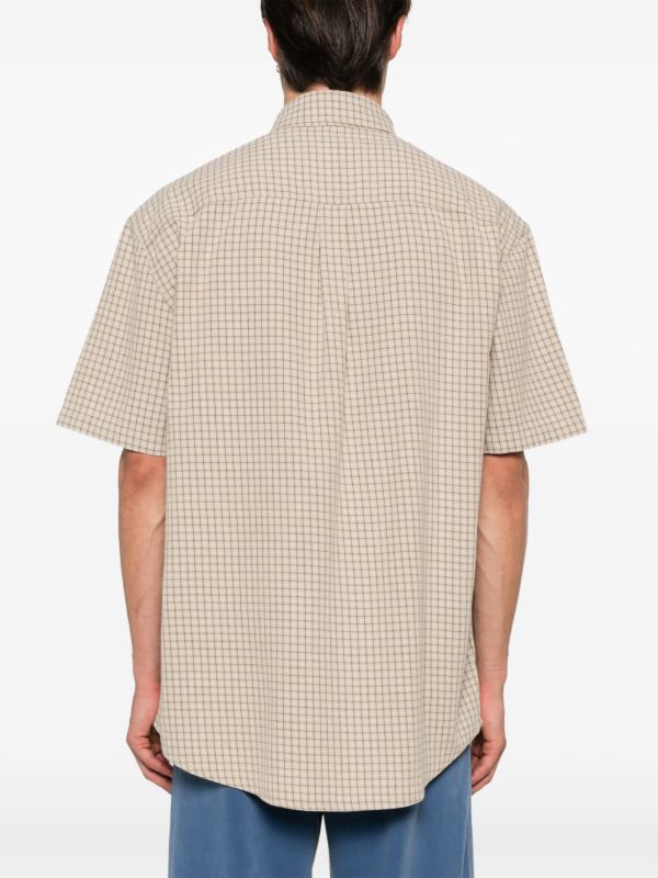 ERL Plaid Cotton Shirt | Browns Shirts