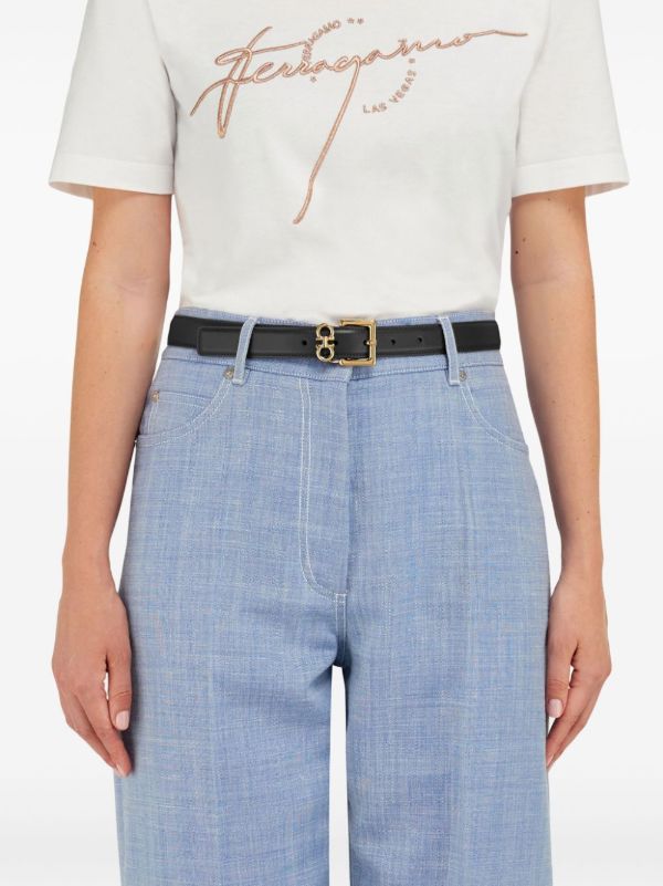 Ferragamo Gancini-plaque Belt | Browns Belts