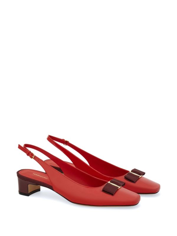 Ferragamo Red Vara Bow Pumps | Browns Pumps