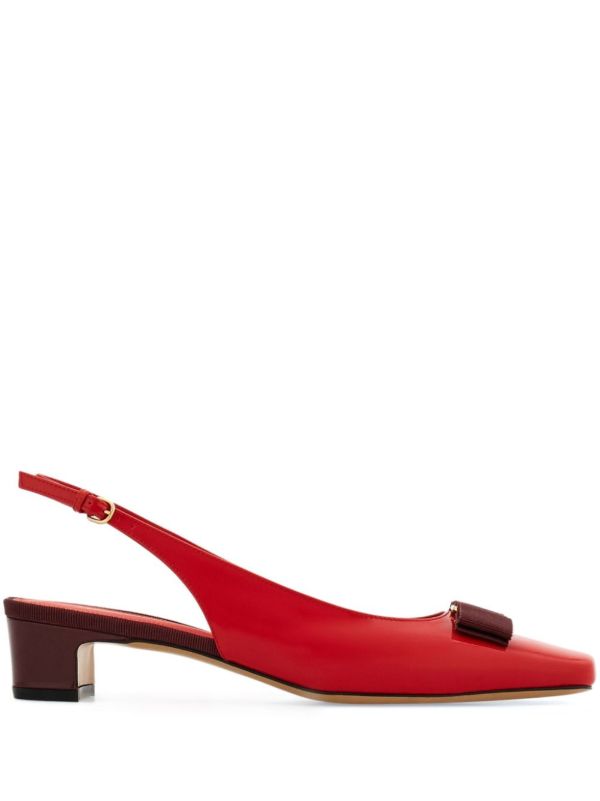 Ferragamo Red Vara Bow Pumps | Browns Pumps