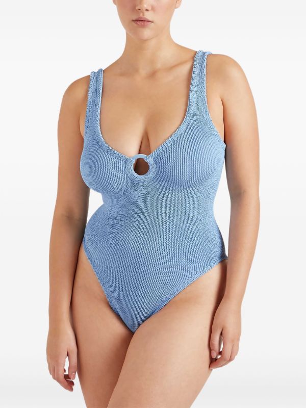 Hunza G Celine Swimsuit | Browns One-Pieces