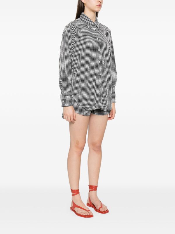 Hunza G Chequered Shirt | Browns Shirts