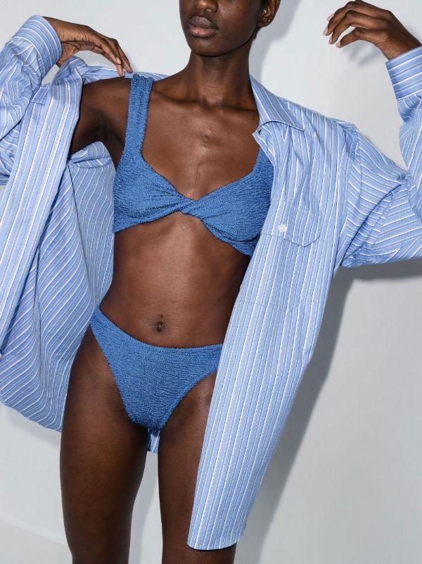 Hunza G Juno Crinkle Bikini | Browns Bikinis