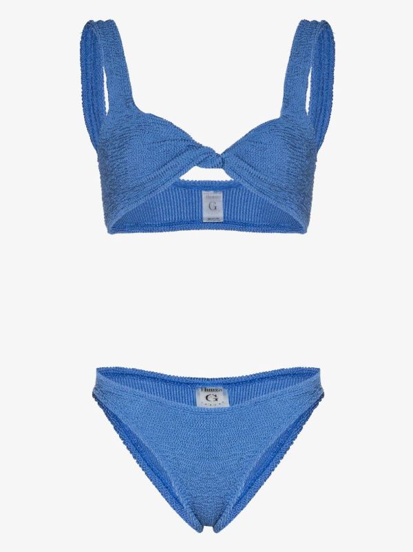 Hunza G Juno crinkle bikini | Browns Bikinis