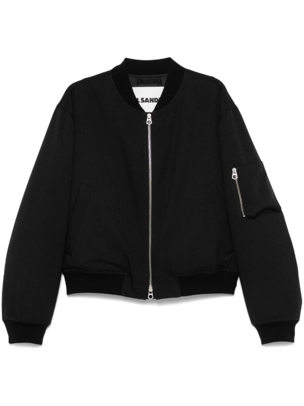Jil Sander padded bomber jacket