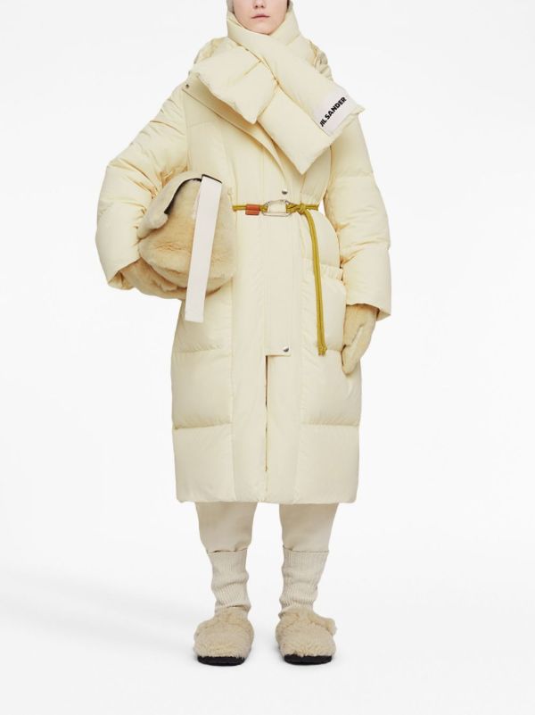 Jil Sander Quilted Down Coat | Browns Parkas
