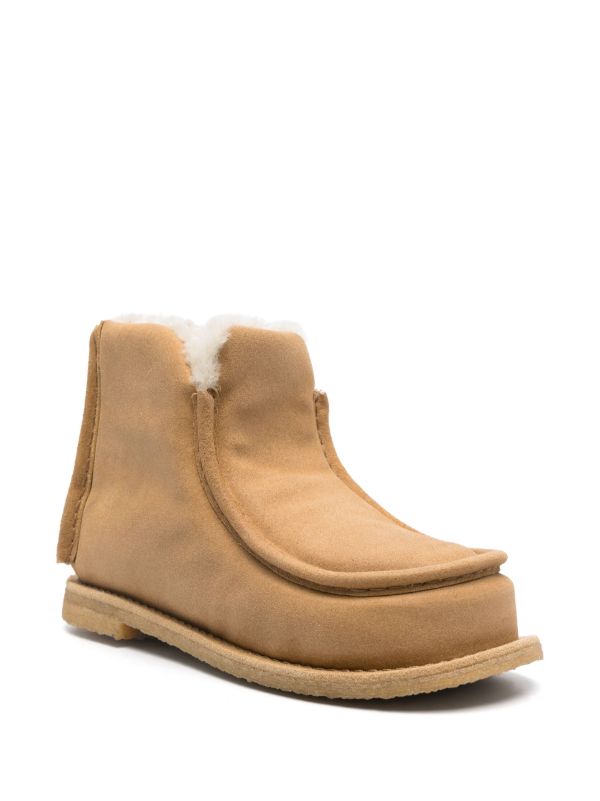 JW Anderson Suede Ankle Boots | Browns Boots