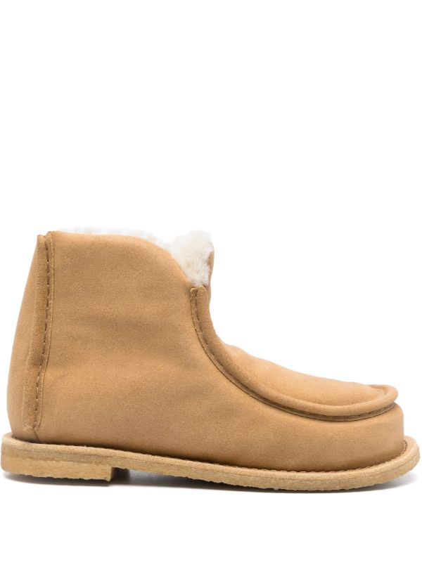 JW Anderson Suede Ankle Boots | Browns Boots