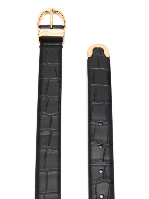 KHAITE Black Bambi Belt | Browns Belts