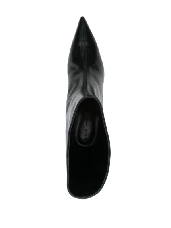 KHAITE Black Leather Boots | Browns Boots