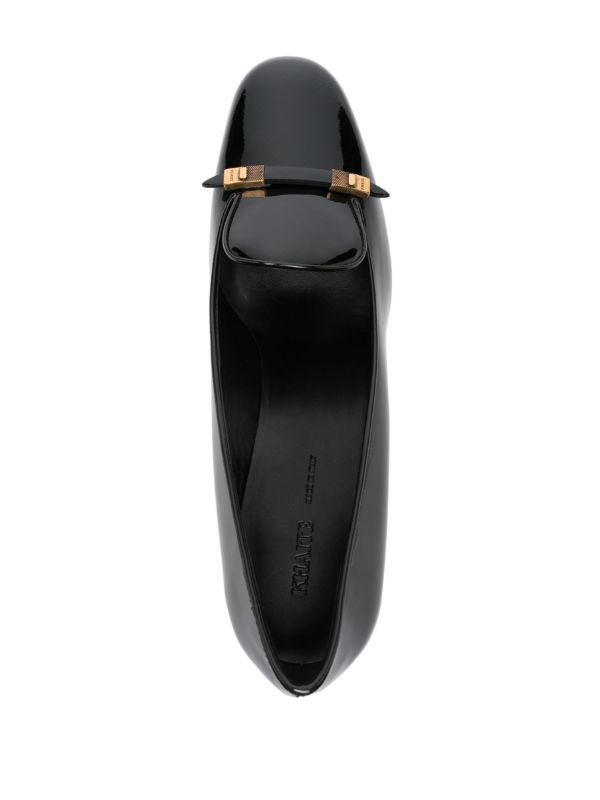 KHAITE Black Leather Pumps | Browns Pumps