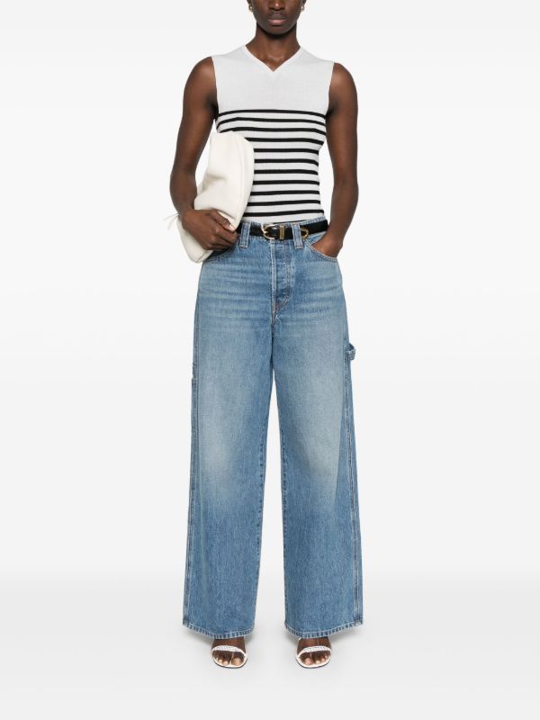 KHAITE Sowen Jeans | Browns Wide-Leg Jeans