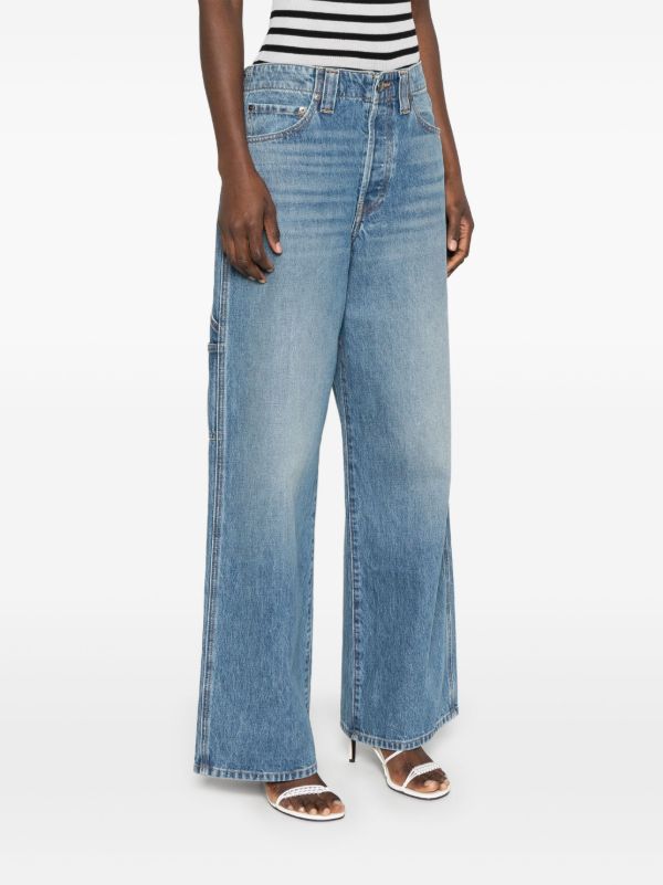 KHAITE Sowen Jeans | Browns Wide-Leg Jeans