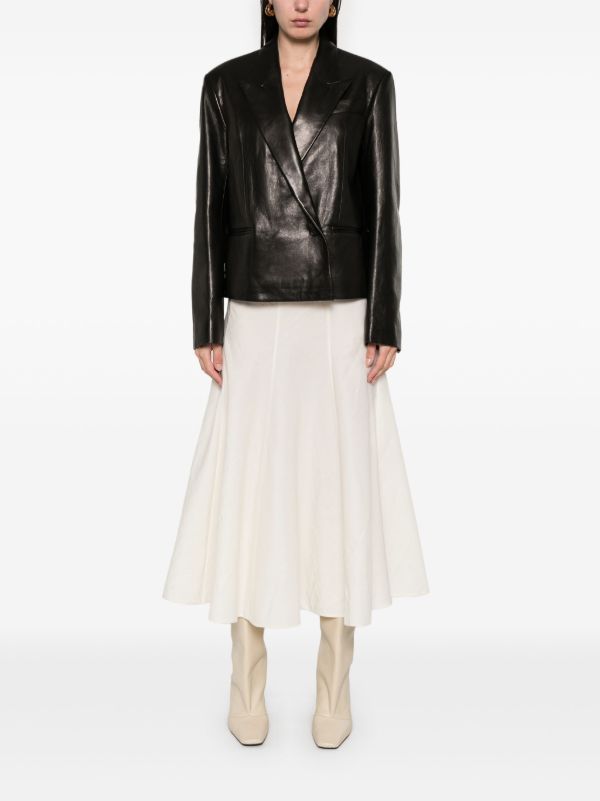 KHAITE Tonni Blazer | Browns Leather Jackets