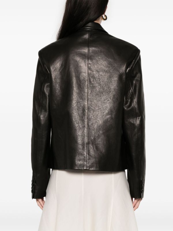 KHAITE Tonni Blazer | Browns Leather Jackets