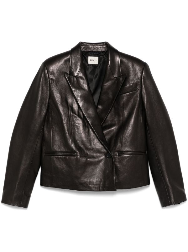 KHAITE Tonni Blazer | Browns Leather Jackets