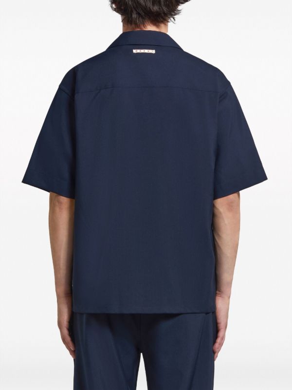 Marni Blue Virgin-Wool Shirt | Browns Shirts