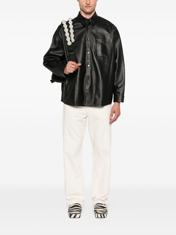 Marni Leather Shirt | Browns Shirts