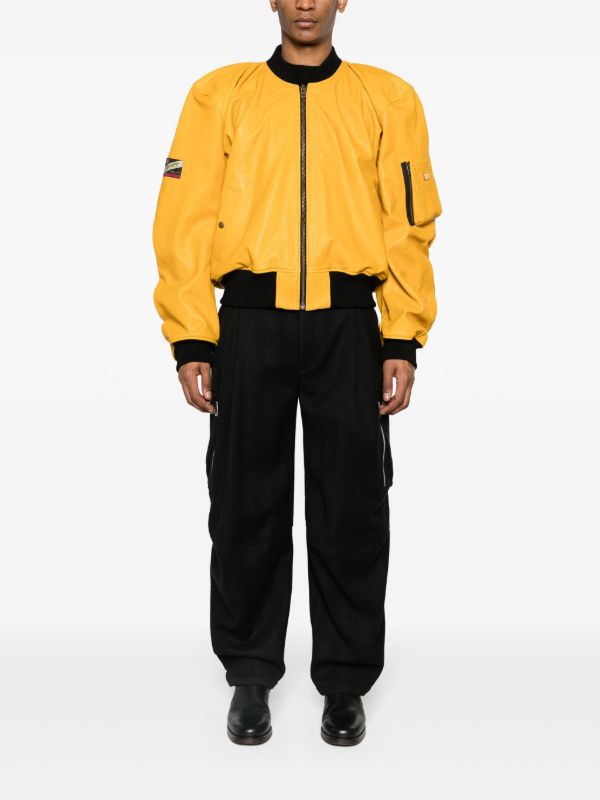 Martine Rose Logo-appliqué Bomber Jacket