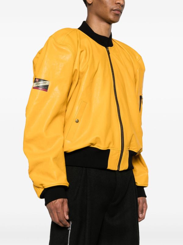 Martine Rose Logo-appliqué Bomber Jacket