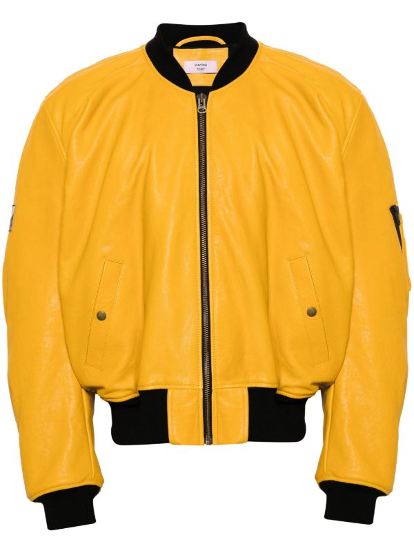 Martine Rose logo-appliqué bomber jacket
