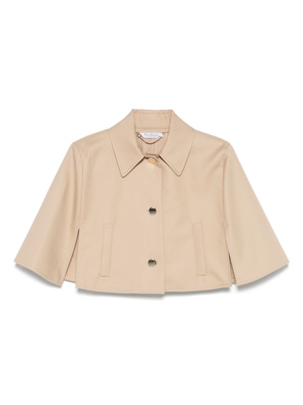 Max Mara Cotton Cape Jacket | Browns Blazers