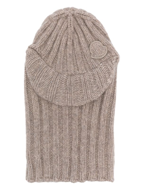 Moncler logo-appliqué balaclava | Browns Hats