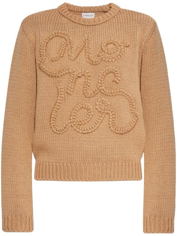 Moncler Logo Jumper | Browns Knitted Sweaters
