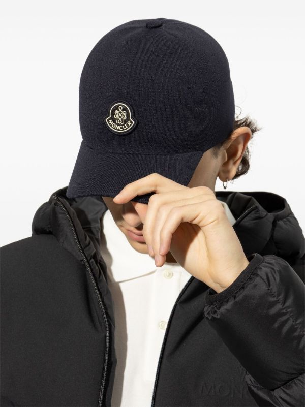 Moncler Logo-Patch Cap | Browns Hats