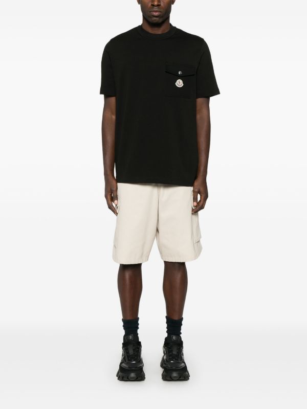 Moncler Logo-Patch T-Shirt | Browns T-Shirts
