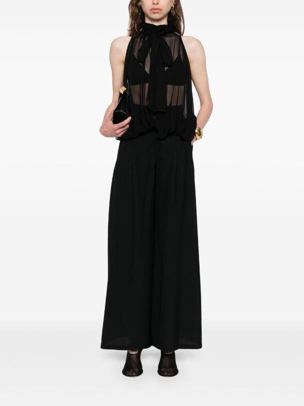Mônot Sleeveless Sheer Top | Browns Blouses