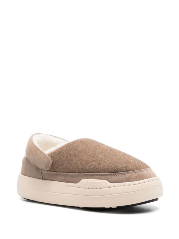 Moon Boot Flannel Slippers | Browns Slippers