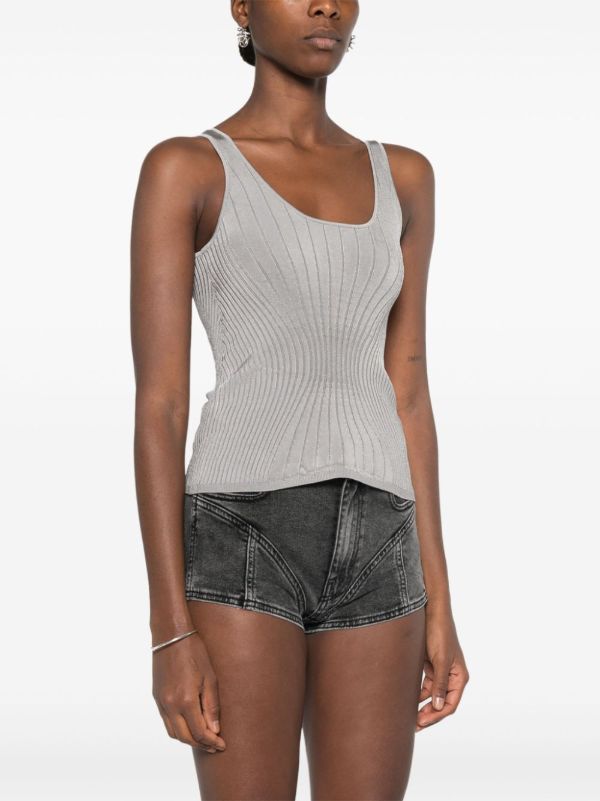 Mugler Knit Tank Top | Browns Knitted Tops