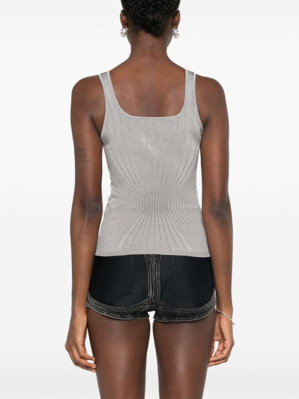 Mugler Knit Tank Top | Browns Knitted Tops