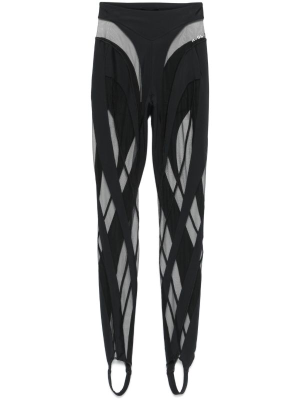 Mugler Spiral Leggings | Browns Leggings